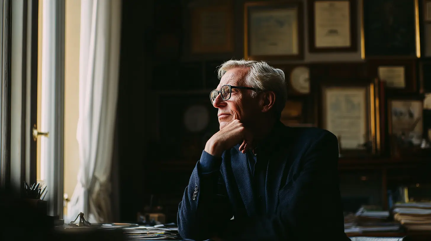 Ruhiger Besprechungsraum eines mittelständischen Unternehmens bei warmem Morgenlicht